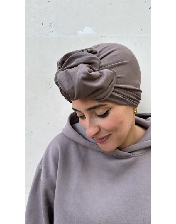 Marron Glacé Jersey Coton