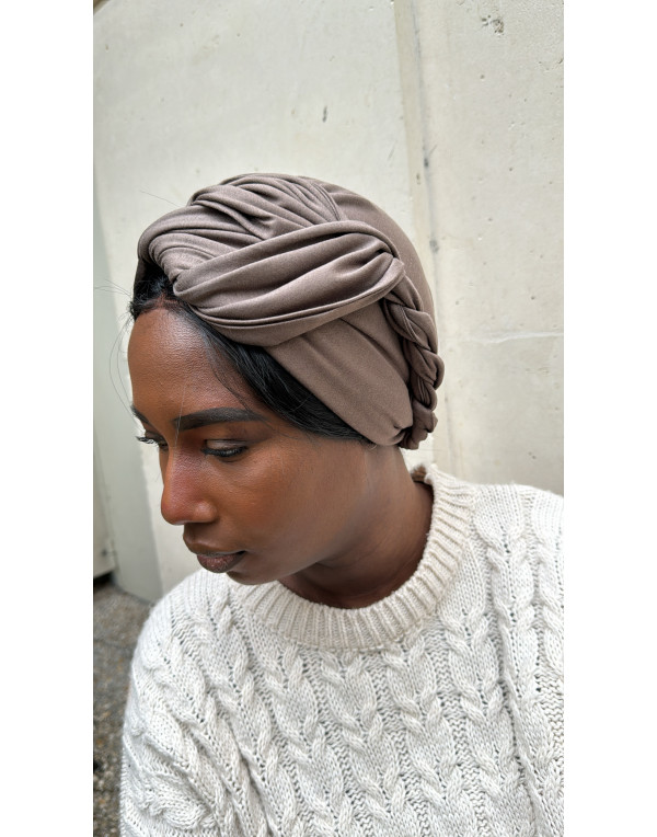 Marron Glacé Jersey Coton