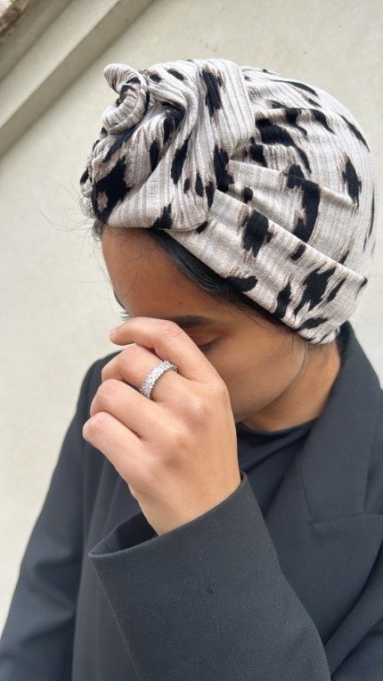 Turban bonnet Tacheté préformé