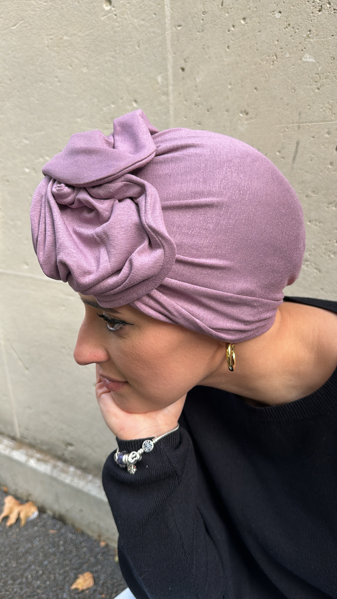 Lavande jersey coton – Image 2