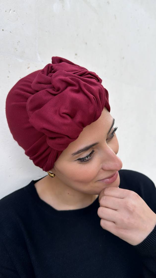 Bordeau jersey coton