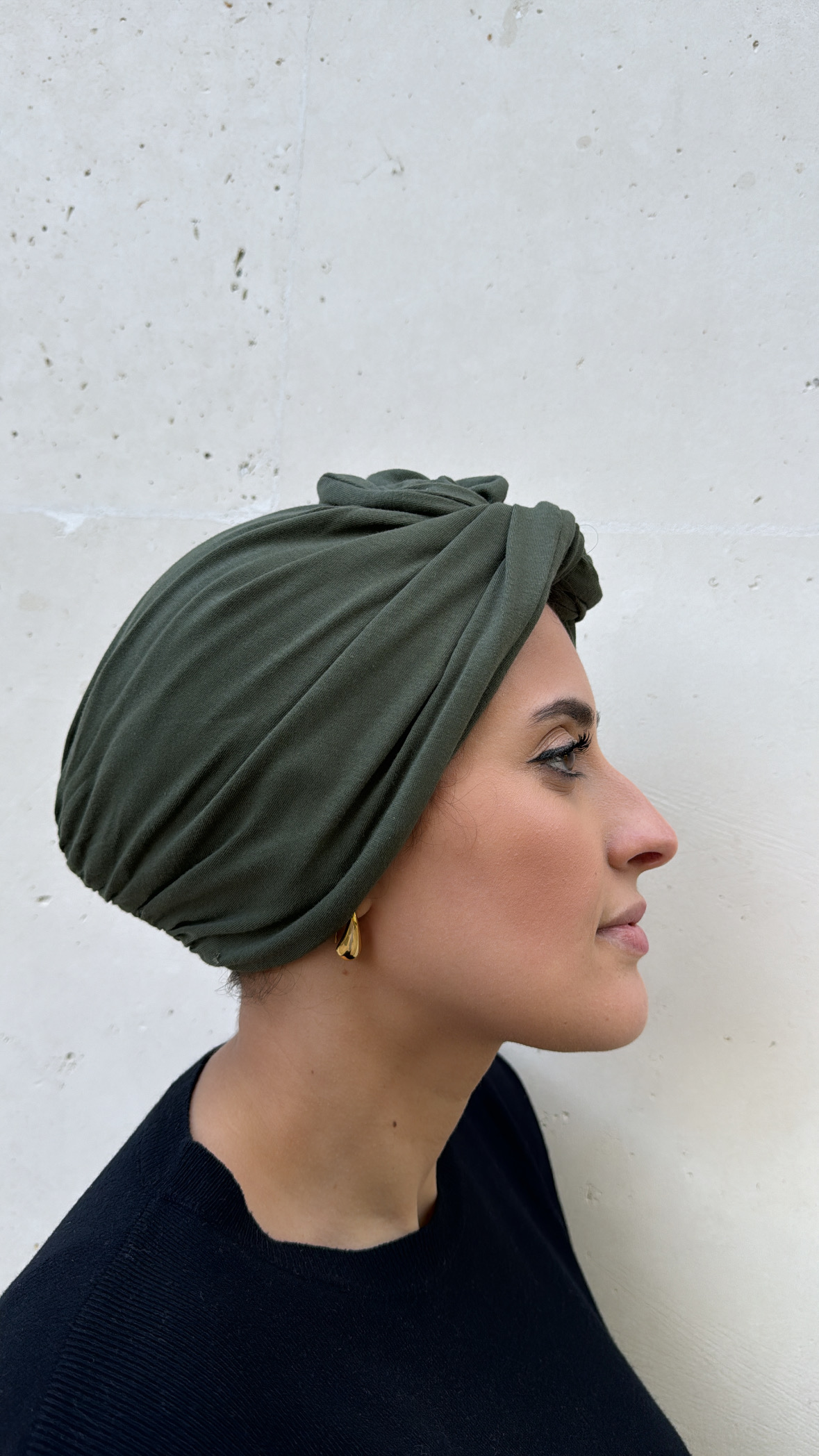 Kaki jersey coton – Image 2