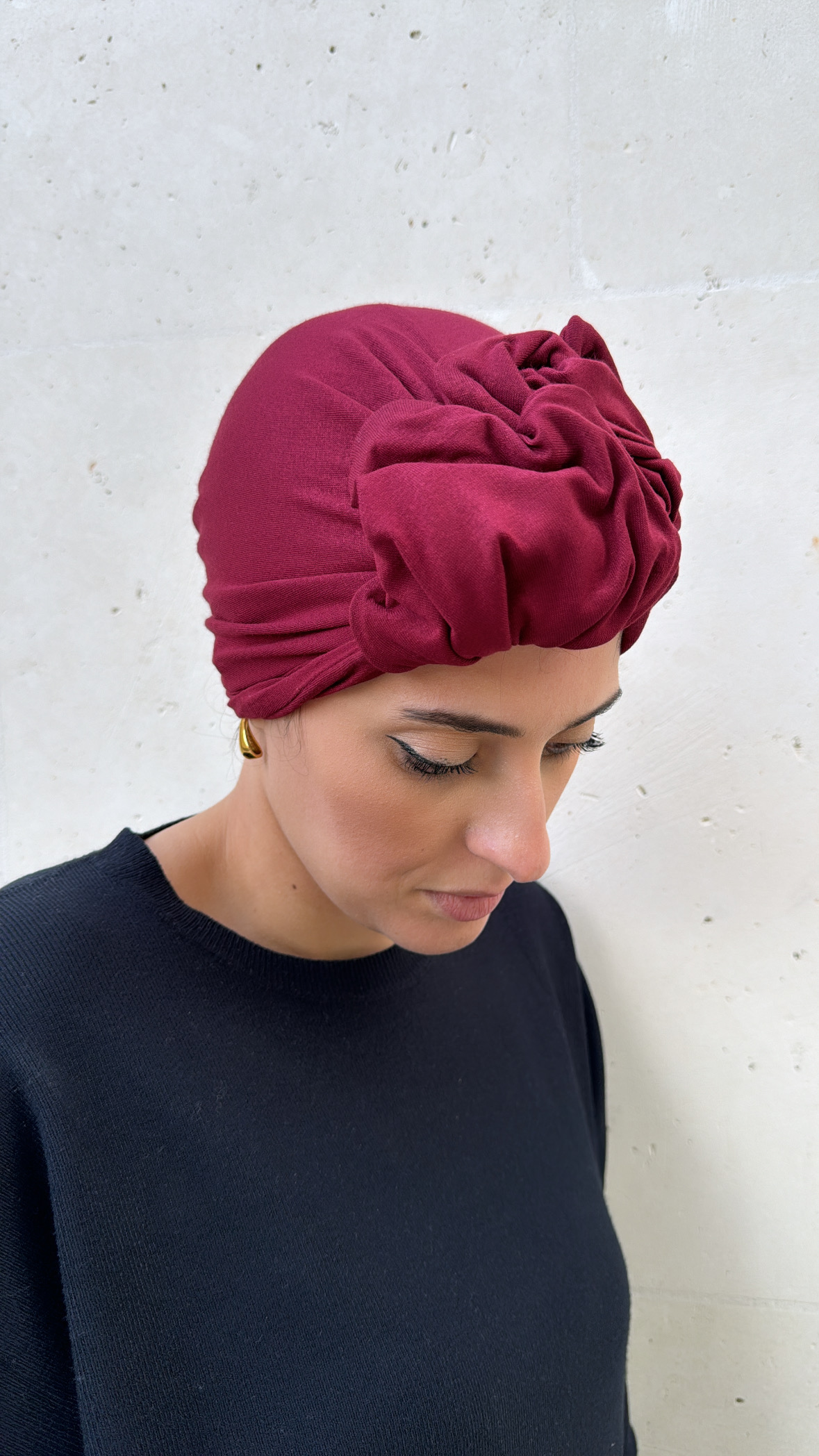 Bordeau jersey coton – Image 3