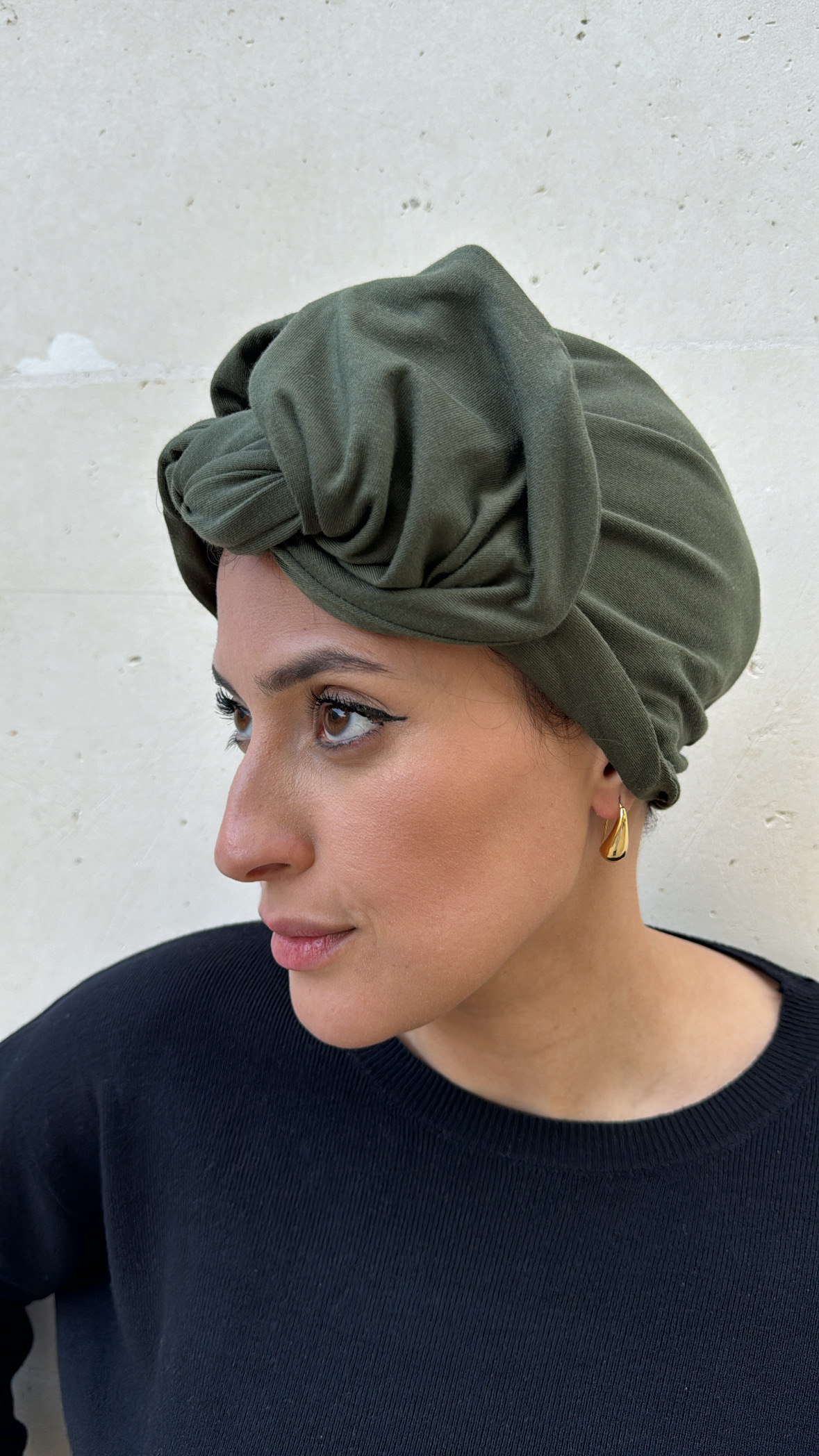 Kaki jersey coton – Image 3