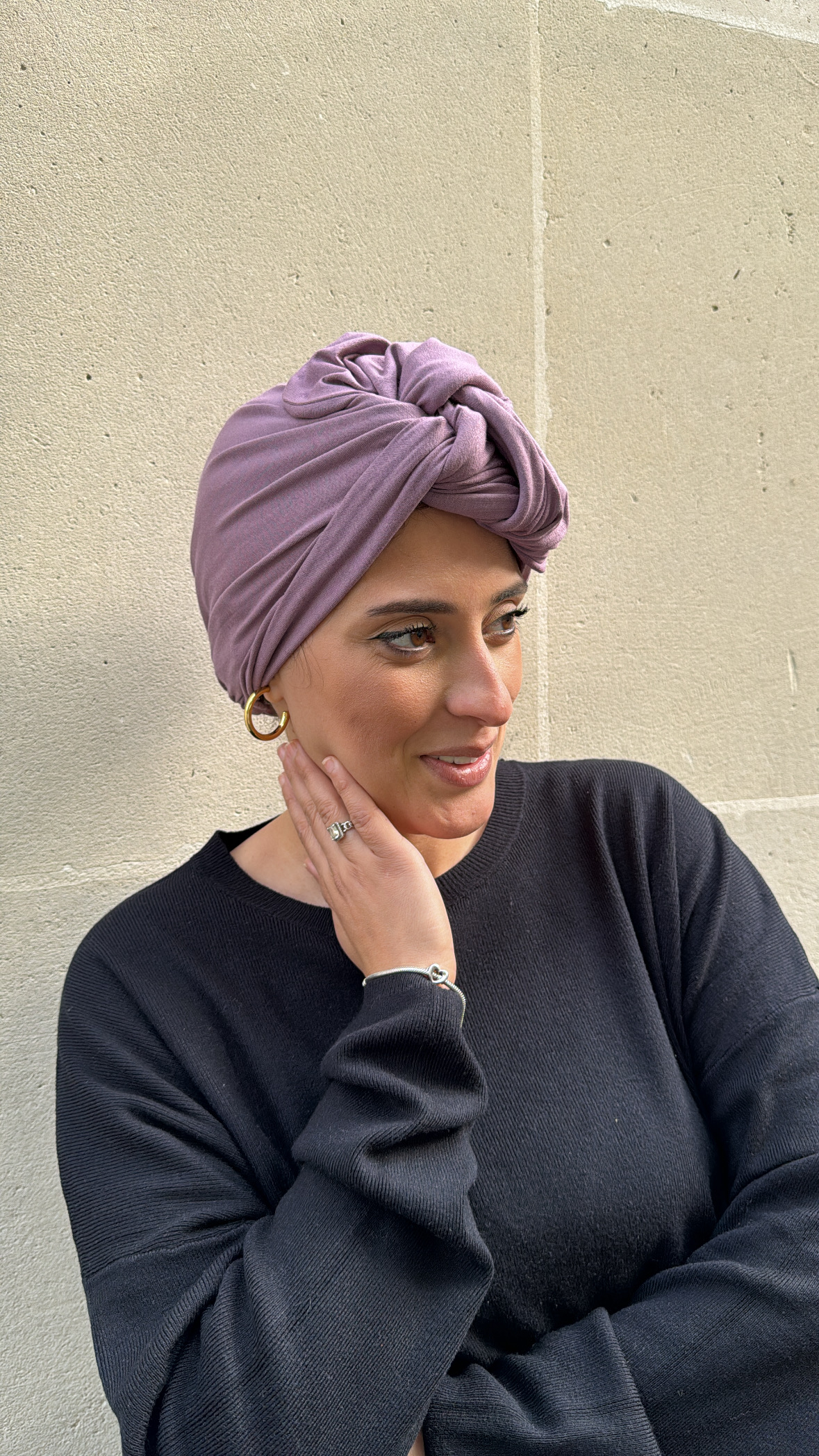 Lavande jersey coton – Image 3