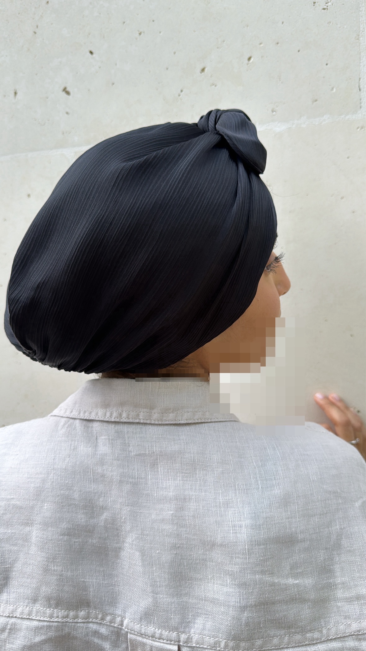 Noir mousseline soie – Image 2